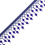 45mm Beaded Glass Layer Fringe
