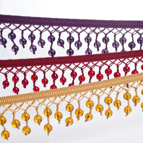 45mm Beaded Glass Layer Fringe