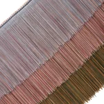 8″ Rayon Triple Layer Chainette Fringe