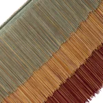 8″ Rayon Triple Layer Chainette Fringe