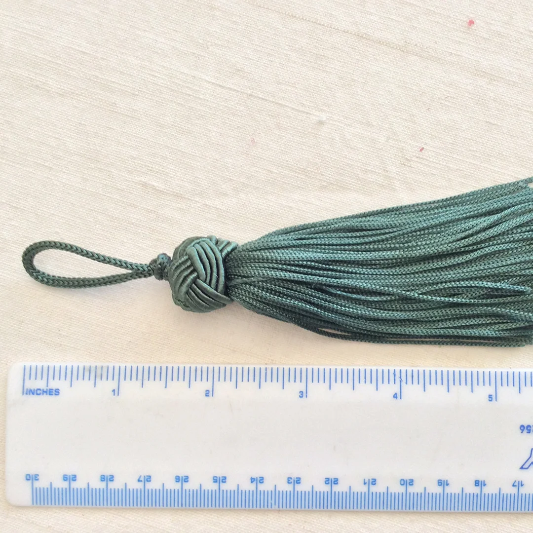 4" Turk Knot Rayon Silk Key Tassel